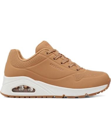 Sapatilhas SKECHERS  de Mulher SNEAKERS UNO-STAND ON AIR MUJER CUERO  MARRóN