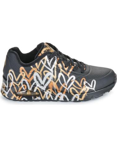 Zapatillas deporte SKECHERS  de Mujer SNEAKERS GOLD CROWN MUJER  NEGRO
