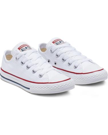 Sapatos Desportivos CONVERSE  de Menina e Menino 3J256C CHUCK TAYLOR ALL STAR CLASSIC  WHITE
