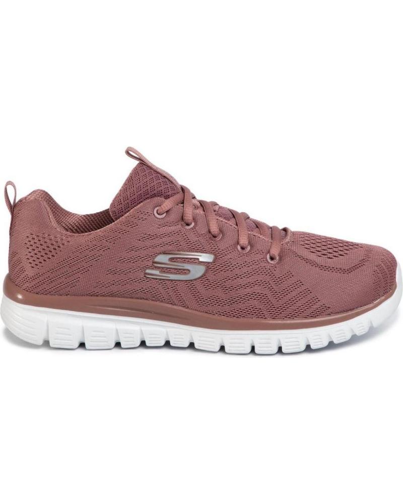 SKECHERS ZAPATILLA GRACEFUL GET CONNECTED 12615 MVE ROSA