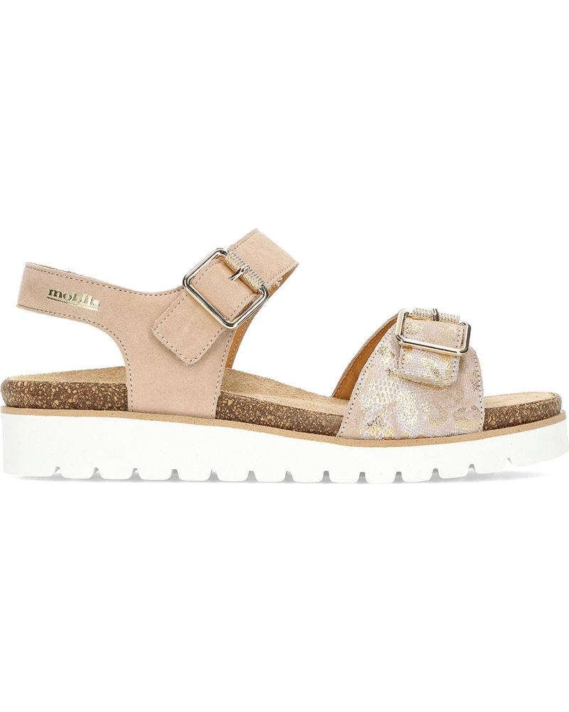 Sandalias MEPHISTO  de Mujer SANDALIAS TARINA PLANTILLA EXTRAIBLE  NUDE