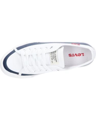 Sneaker für Damen und Mädchen und Junge LEVIS VORI0101T SQUARE 0122 WHT NAVY