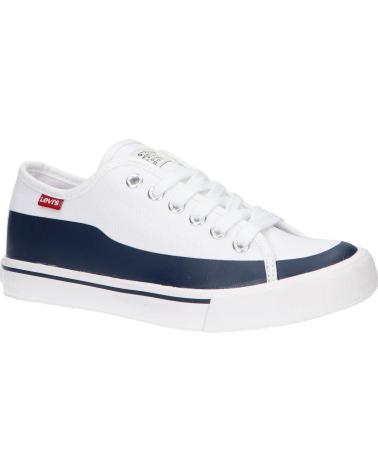 Sneaker für Damen und Mädchen und Junge LEVIS VORI0101T SQUARE 0122 WHT NAVY