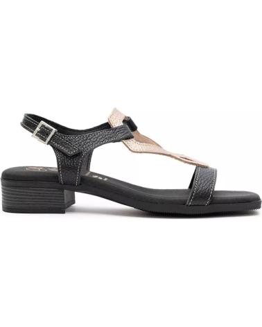 Sandalias RIVERA  de Mujer SANDALIA TACON BAJO PARA MUJER 5345 COLOR  NEGRO