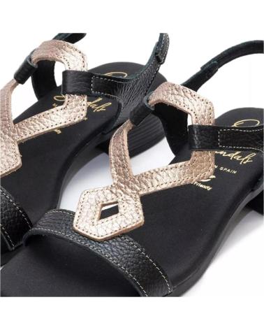 Sandalias RIVERA  de Mujer SANDALIA TACON BAJO PARA MUJER 5345 COLOR  NEGRO