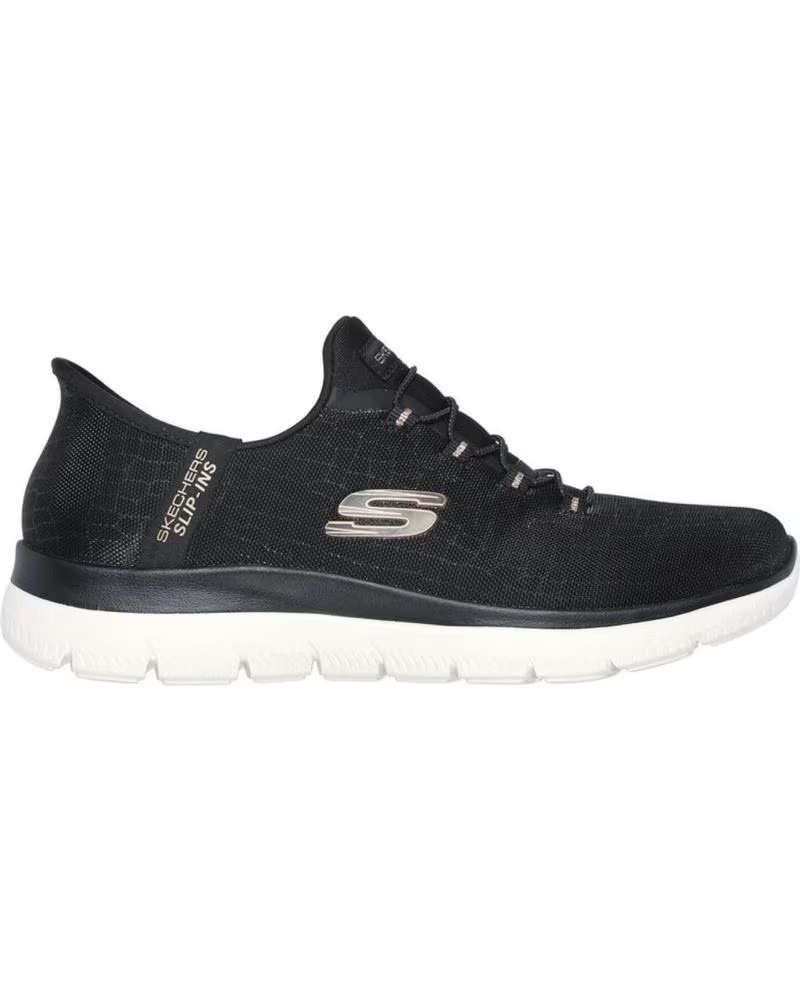 SKECHERS ZAPATILLAS MUJER MODELO SUMMITS-CLASSY NIGHT SLIP-INS COLOR BKGD