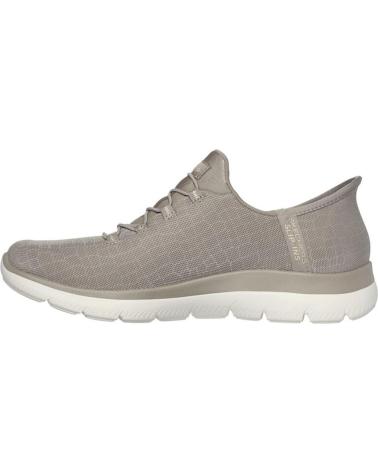 SKECHERS ZAPATILLAS DE RUNNING EN PARA MUJER BEIGE