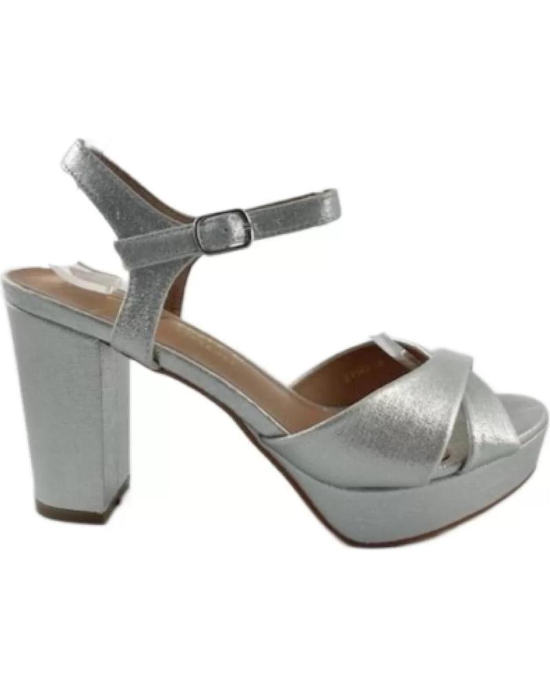 Sandalen TIMBOS  für Damen SANDALIA TACON FIESTA MUJER PLATA 130186  PLATEADO