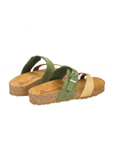Sandalias de Mujer YOKONO JERBA-091 NOBUCK MULTI MOSTAZA