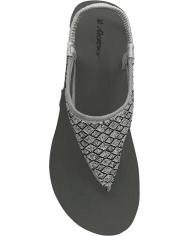 Tongs NICOBOCO  pour Femme CHANCLA AGUA MUJER BALI  PLATA