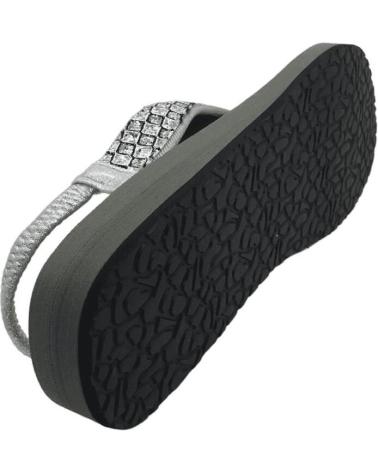 Tongs NICOBOCO  pour Femme CHANCLA AGUA MUJER BALI  PLATA