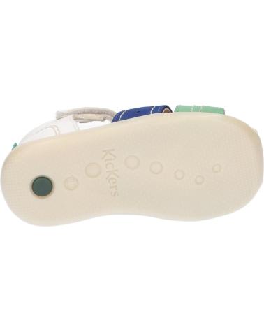 Sandalias de Niño KICKERS 785422-10 BIGBAZAR-2 32 BLANC BLEU VERT