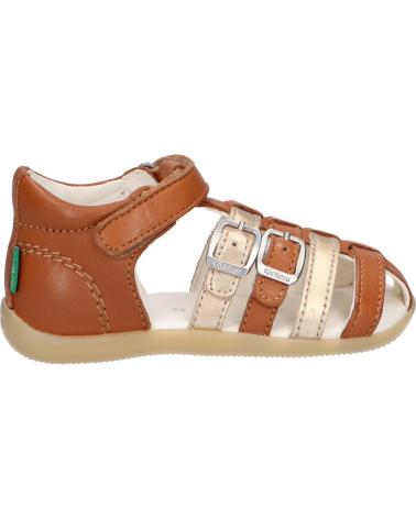 Sandales KICKERS  pour Fille 894601-10 BOPING-2  116 CAMEL OR