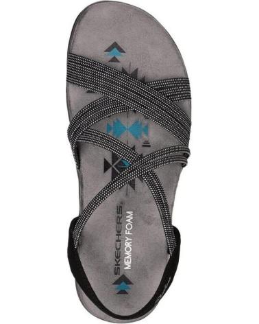 Sandales SKECHERS  pour Femme SANDALIAS PLANAS 163117  NEGRO