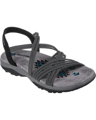 Sandales SKECHERS  pour Femme SANDALIAS PLANAS 163117  NEGRO