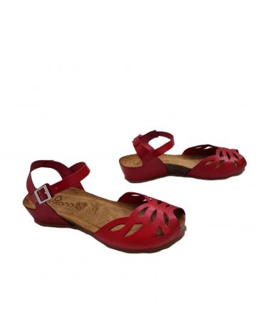 Sandálias de Mulher YOKONO SANDALIAS PIEL ROJO