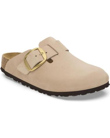 Chaussures pour Femme BIRKENSTOCK SANDALIAS PLANAS BOSTON BIG BUCKLE MUJER BEIG BEIGE