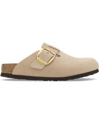 Sandalias BIRKENSTOCK  de Mujer SANDALIAS PLANAS BOSTON BIG BUCKLE MUJER BEIG  BEIGE