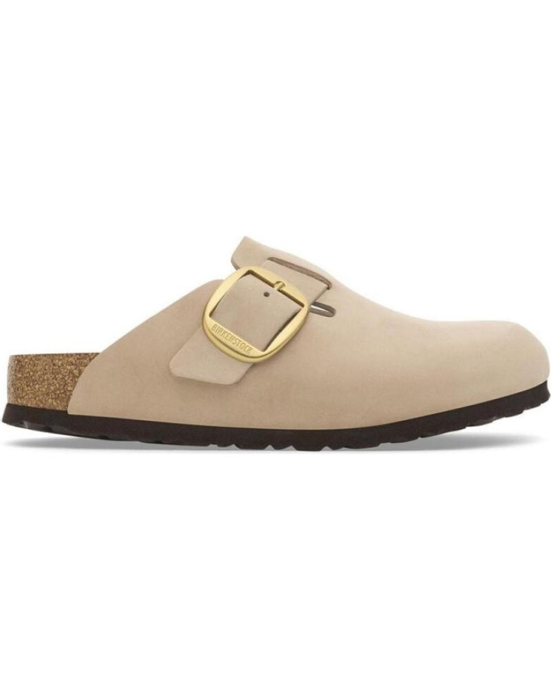 Chaussures pour Femme BIRKENSTOCK SANDALIAS PLANAS BOSTON BIG BUCKLE MUJER BEIG BEIGE