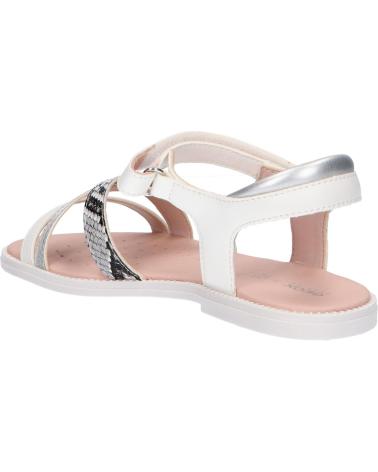Woman and girl Sandals GEOX J5235D 05404 J KARLY C1000 WHITE