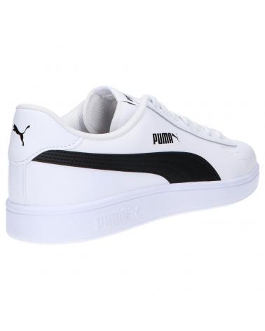 Zapatillas deporte de Mujer y Hombre PUMA 365215 PUMA SMASH V2 01-WHITEBLACK
