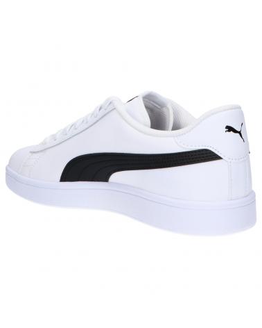 Zapatillas deporte de Mujer y Hombre PUMA 365215 PUMA SMASH V2 01-WHITEBLACK