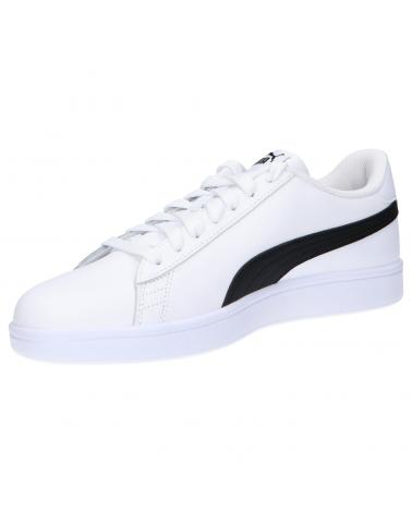 Zapatillas deporte de Mujer y Hombre PUMA 365215 PUMA SMASH V2 01-WHITEBLACK