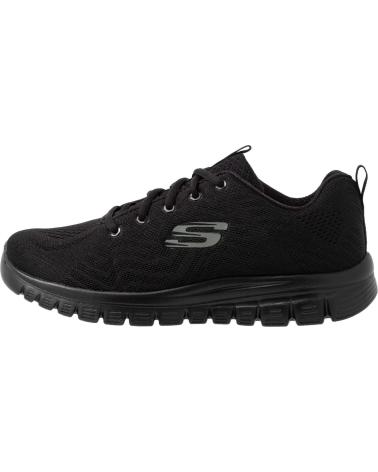 Woman Zapatillas deporte SKECHERS 12615 GRACEFUL - GET CONNECTED NEGRO