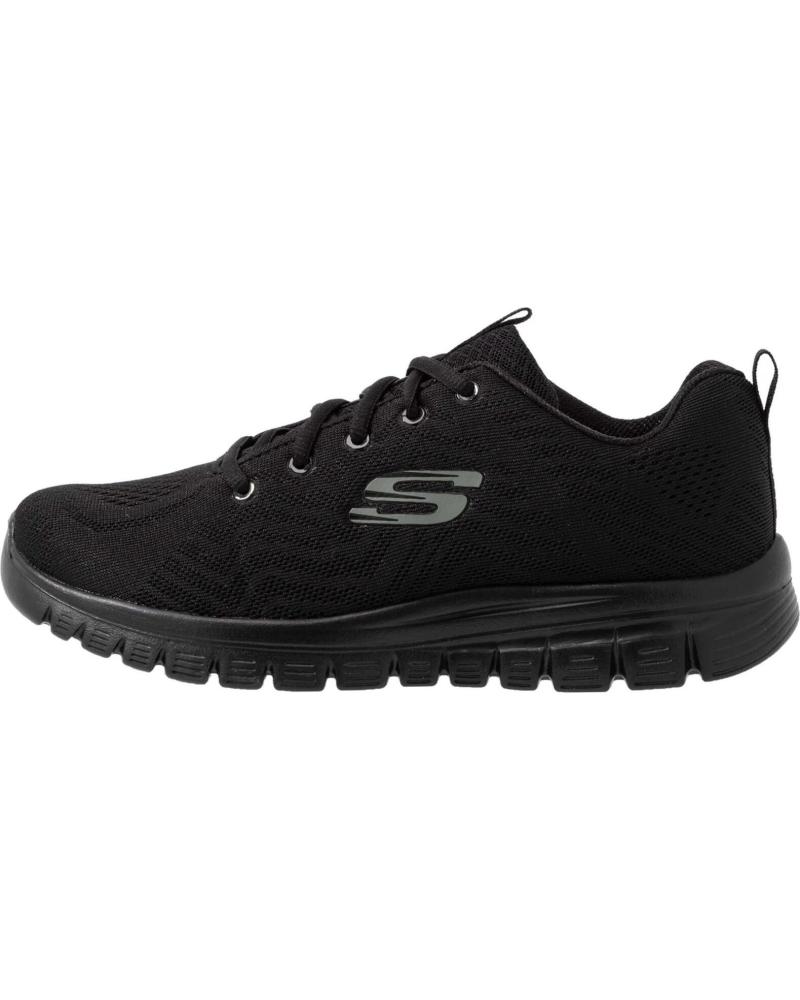 Woman Zapatillas deporte SKECHERS 12615 GRACEFUL - GET CONNECTED NEGRO