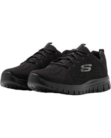 Woman Zapatillas deporte SKECHERS 12615 GRACEFUL - GET CONNECTED NEGRO