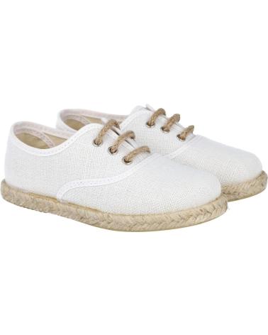 Sapatos de Menino BUBBLE BOBBLE ANDREA RUIZ 260-L ALPARGATAS DE YUTE PARA NINO BLANCO