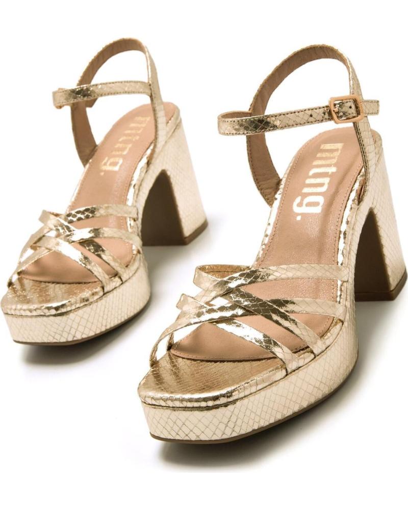 Mtng Sandalias Doradas Mustang Mtng 59625 Sandalias Mujer Mustang