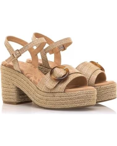 MTNG SANDALIAS DE TACON MUSTANG 59607-C55987 EN BEIGE PARA MUJER MULTICOLOR