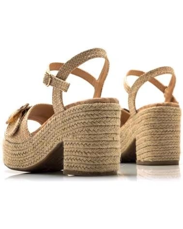 MTNG SANDALIAS DE TACON MUSTANG 59607-C55987 EN BEIGE PARA MUJER MULTICOLOR