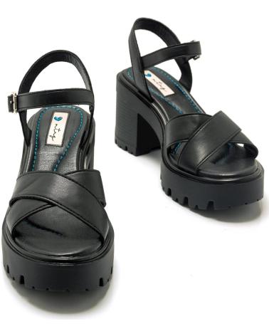 Sandálias de Mulher MTNG 53403 C52446 - GUANSHUN NEGRO