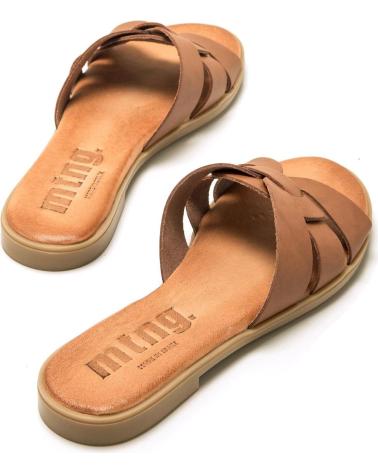 Sandalias de Mujer MTNG SANDALIA PLANA MARIA PIEL MUSTANG NEGRO