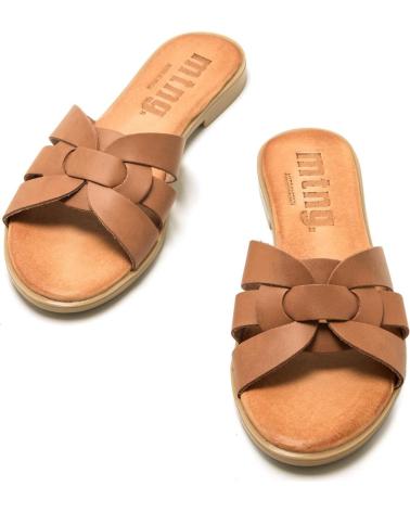 Sandalias de Mujer MTNG SANDALIA PLANA MARIA PIEL MUSTANG NEGRO