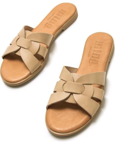 Sandalias MTNG  de Mujer SANDALIAS PLANAS DE MUJER 59580 SANDALIAS PLANAS  BEIGE