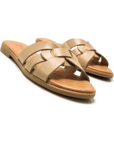 Sandalias MTNG  de Mujer SANDALIAS PLANAS DE MUJER 59580 SANDALIAS PLANAS  BEIGE