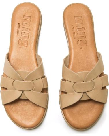 Sandalias MTNG  de Mujer SANDALIAS PLANAS DE MUJER 59580 SANDALIAS PLANAS  BEIGE