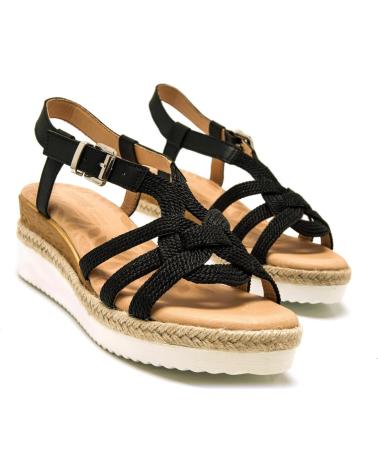 Sandales pour Femme MTNG SANDALIA CUA PLANTA DE PIEL MUSTANG NEGRO