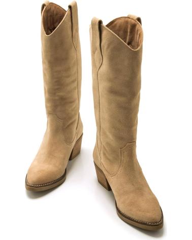 Botas MTNG  de Mujer BOTAS DE TACON DE MUJER 59716 BOTAS  BEIGE
