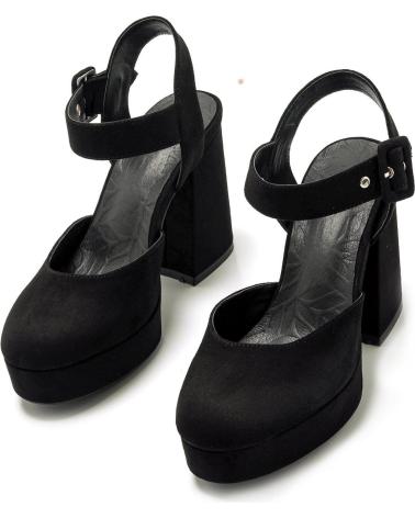 Woman Sandals MTNG ZAPATOS DE TACON DE MUJER 53380 ZAPATO DE TACON  NEGRO