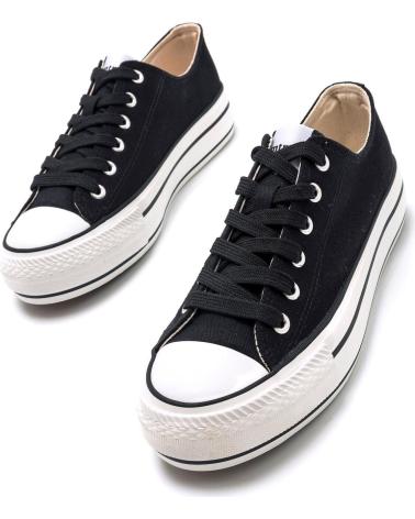 MTNG ZAPATILLAS MUSTANG 60173-C11755 EN NEGRO PARA MUJER CANVAS 3 NEGRO