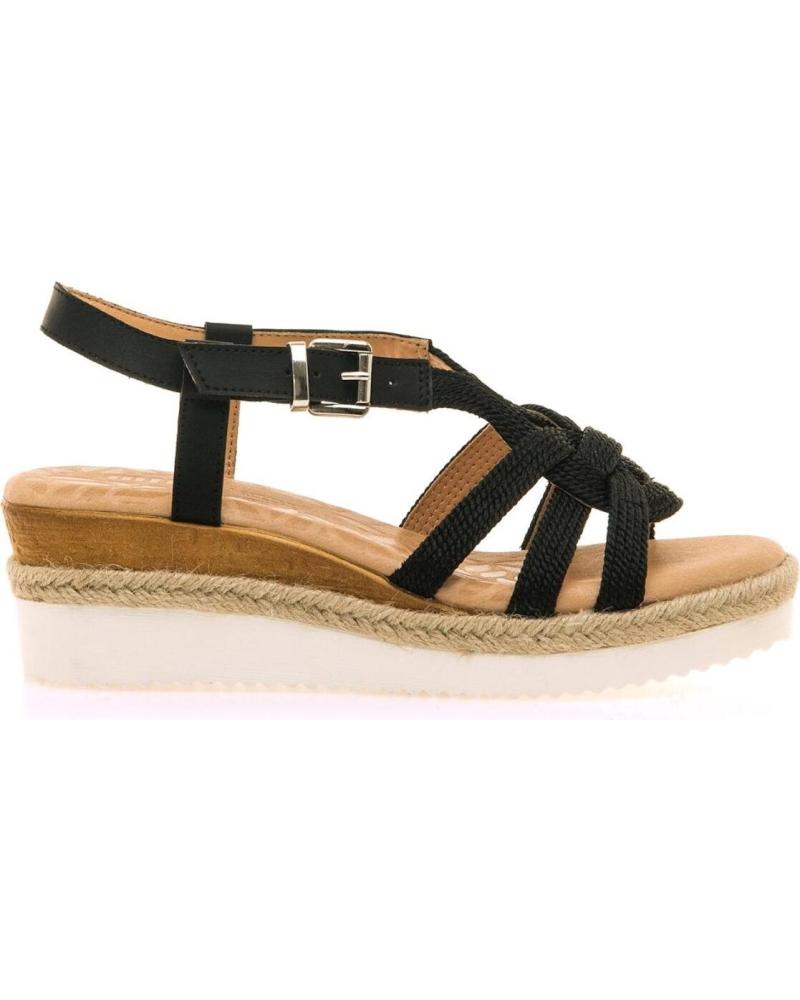 Sandales pour Femme MTNG SANDALIA CUA PLANTA DE PIEL MUSTANG NEGRO