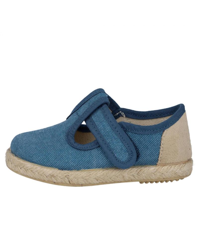 Sapatos BUBBLE BOBBLE  de Menino 244 PEPITOS LONA  PETROLEO