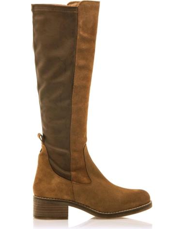 Woman boots MTNG BOTAS PLANAS DE MUJER 59677 BOTA DE TACON PARA MUJER MARRON  MARRóN