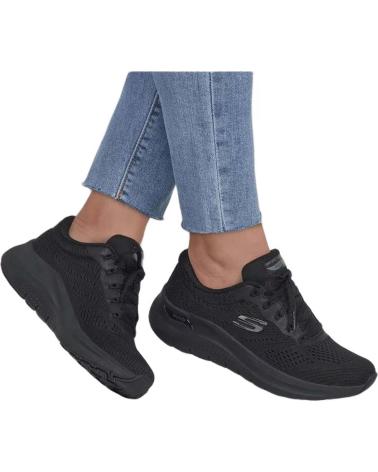 SKECHERS DEPORTIVO MUJER 150051 NEGRO