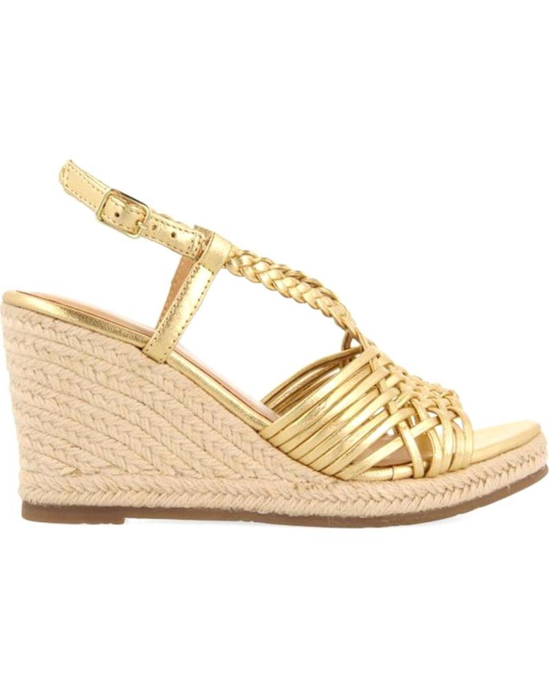 Sandali De Mujer GIOSEPPO SANDALIAS DE PIEL CON TIRAS Y CUNA ALTA DE YUTE PARA MUJER G VARIOS COLORES