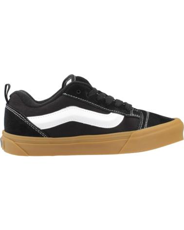 VANS KNU SKOOL BLACKGUM: ZAPATILLAS NEGRAS CON SUELA CARAMELO BLACKGUM